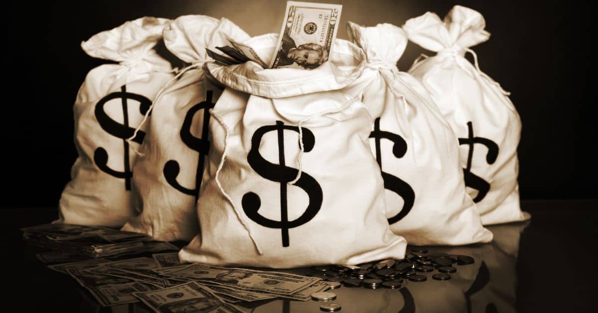 Bags of money